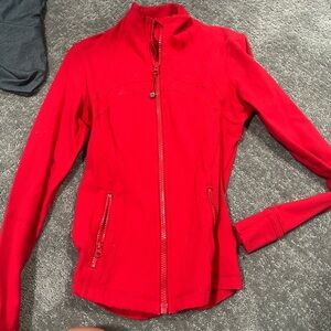 Women's lululemon Red Zip-Up Jacket